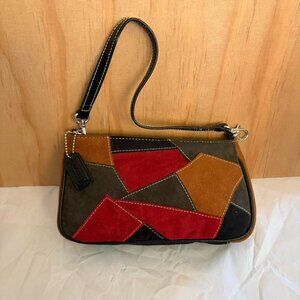 Vintage Acorn multicolored patchwork purse mini bag